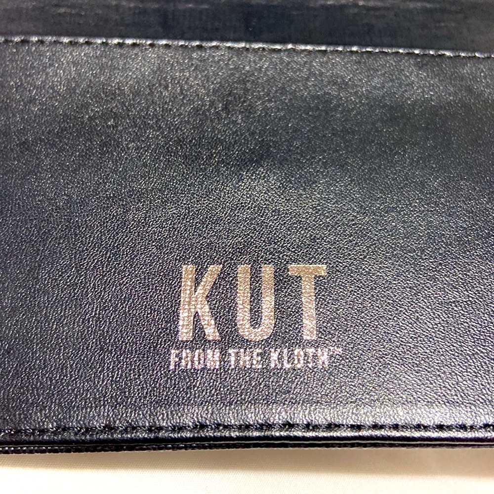 Out From The Kloth Black and White Slim Wallet. New with Cover.